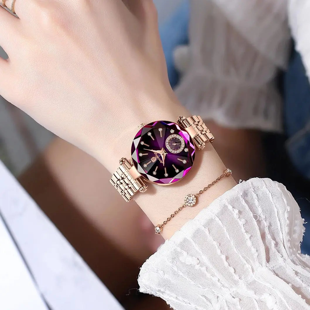 Relógio feminino Com Diamantes
